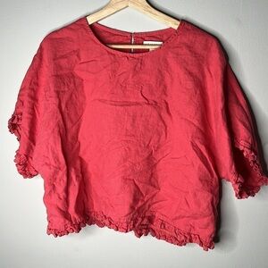 Women’s Cynthia Rowley Size Large Coral Top